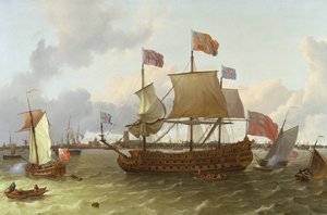 1698年在鹿特丹的三大师“不列颠尼亚”